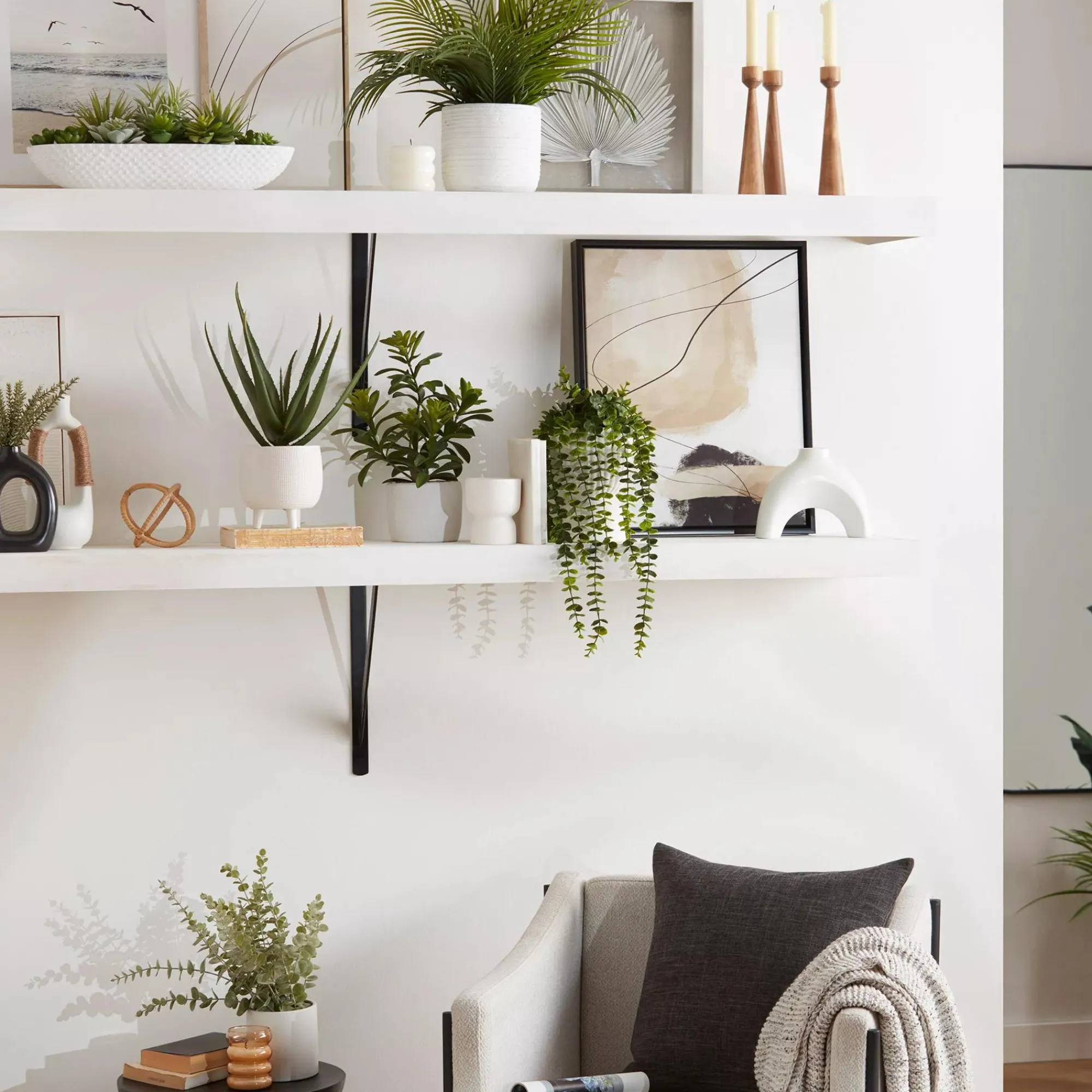 Online Bouclair Succulents in Cement Tray