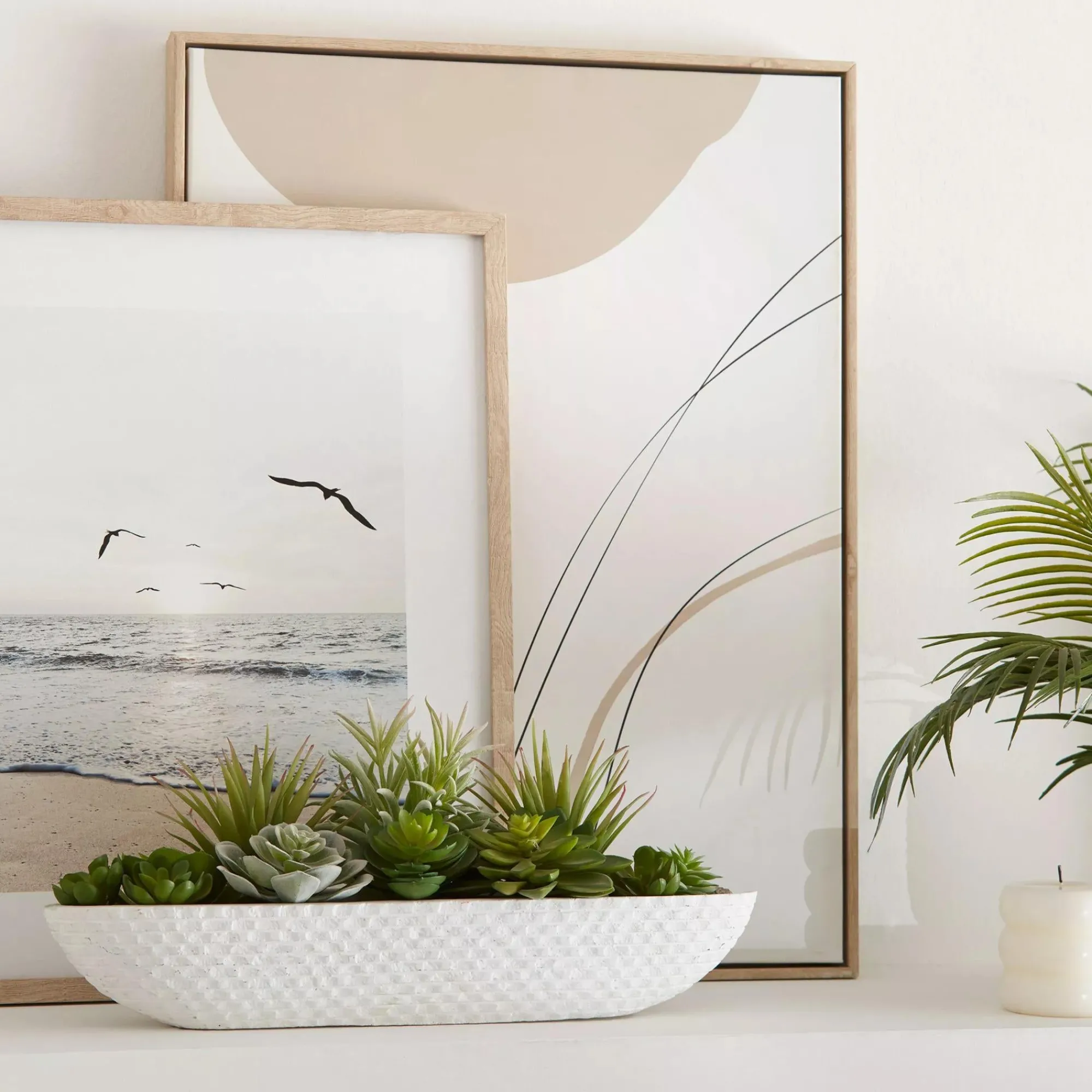 Online Bouclair Succulents in Cement Tray