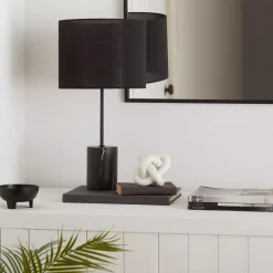 Outlet Bouclair Table Lamp with Marble Base