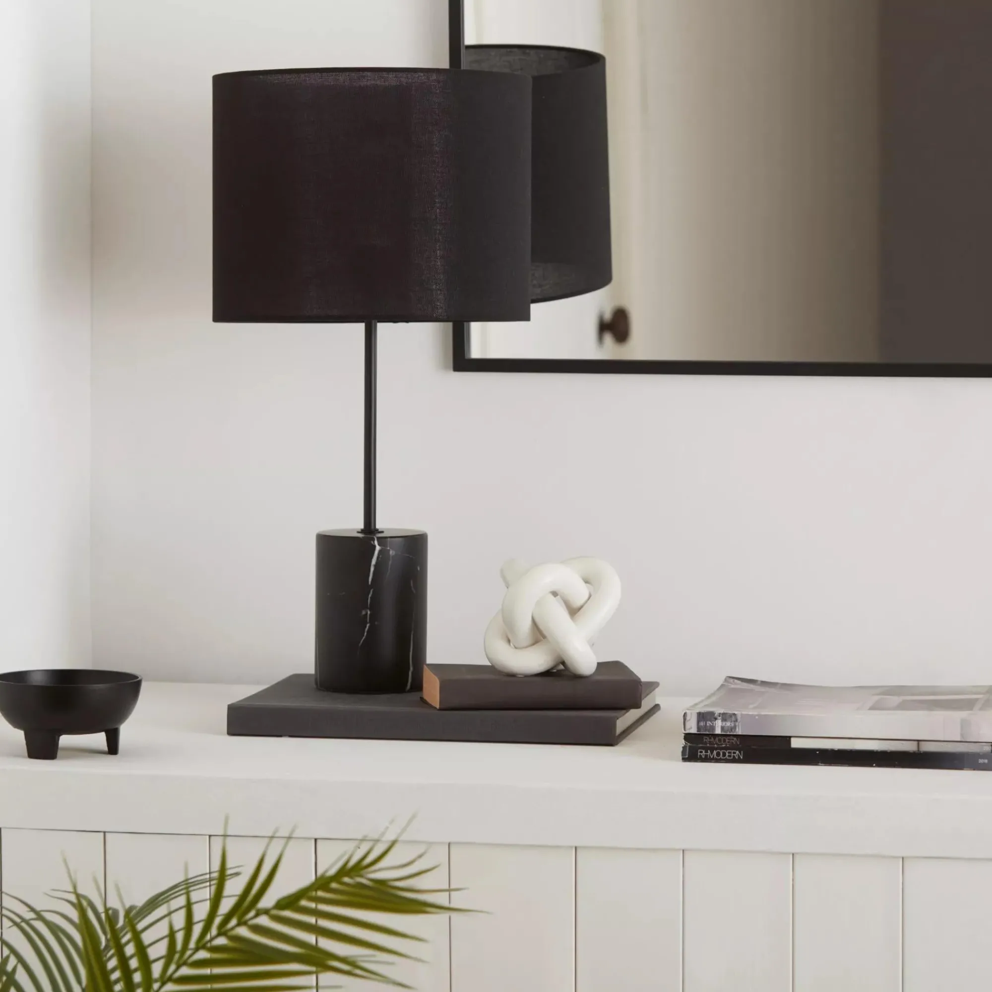 Outlet Bouclair Table Lamp with Marble Base