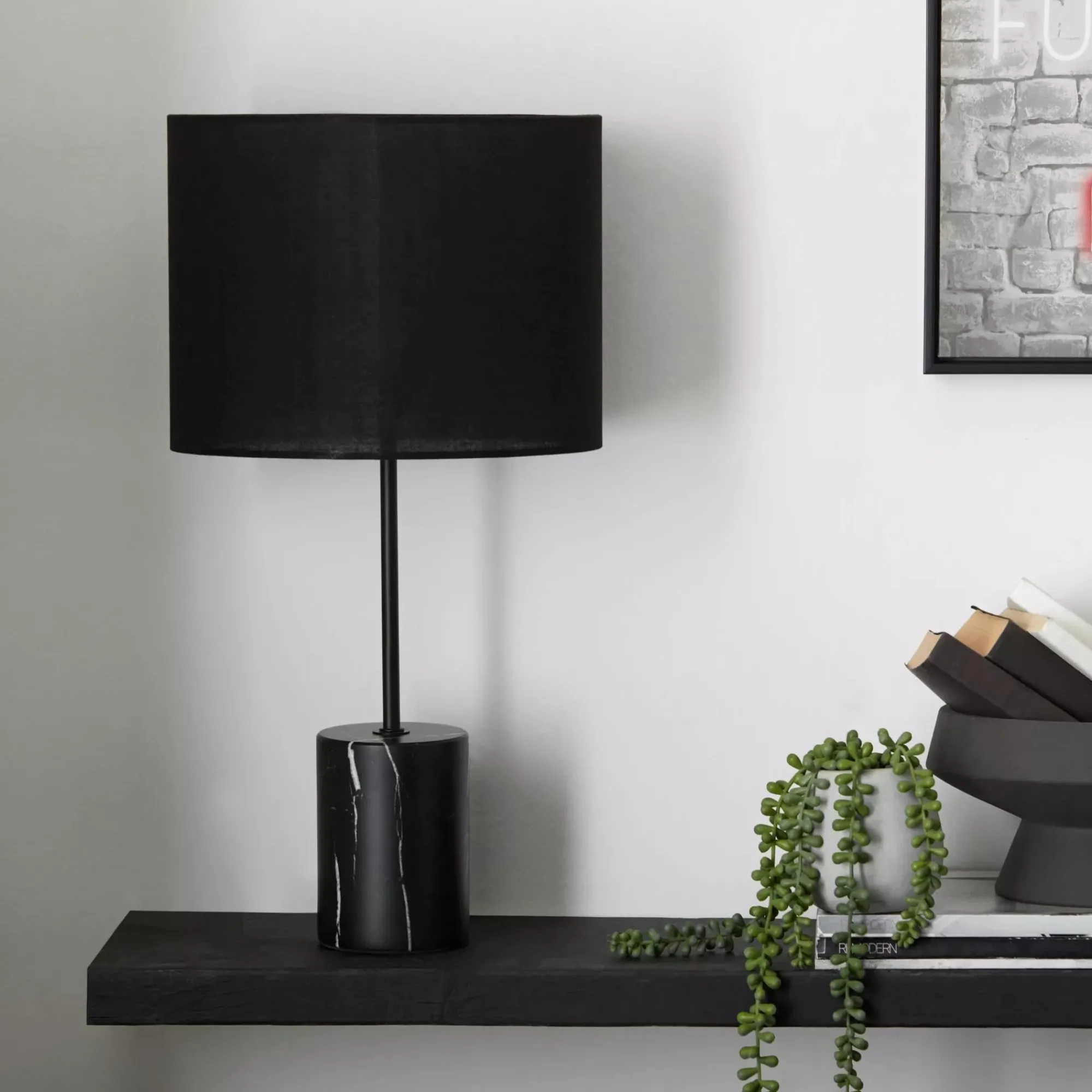 Outlet Bouclair Table Lamp with Marble Base