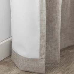 New Bouclair Taupe Chita Back Tab Blackout Curtain