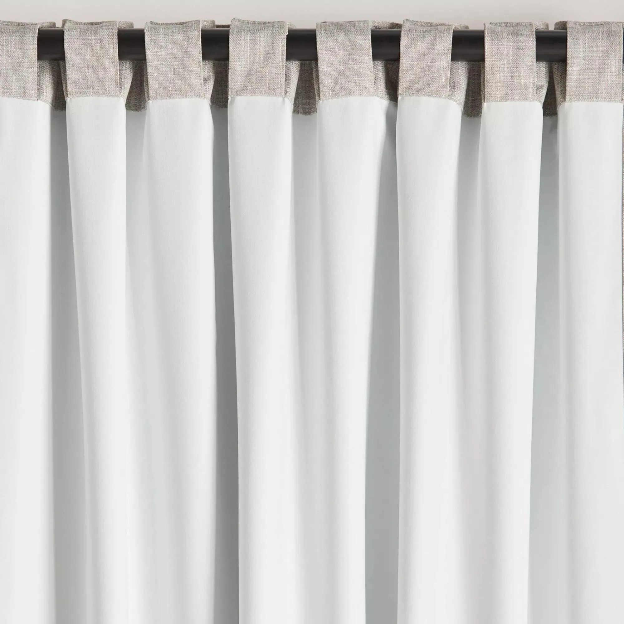 New Bouclair Taupe Chita Back Tab Blackout Curtain