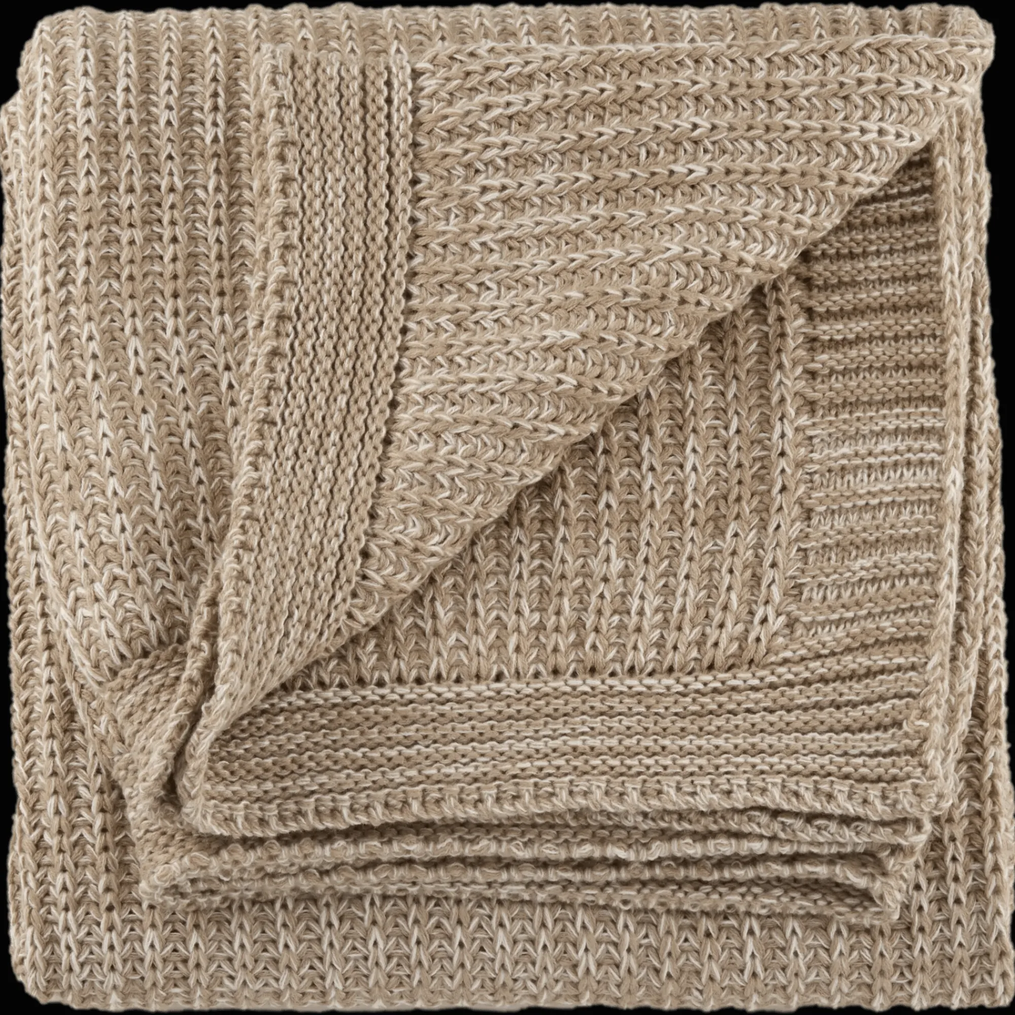Online Bouclair Taupe Ribba Throw