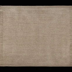 Online Bouclair Taupe Ribba Throw