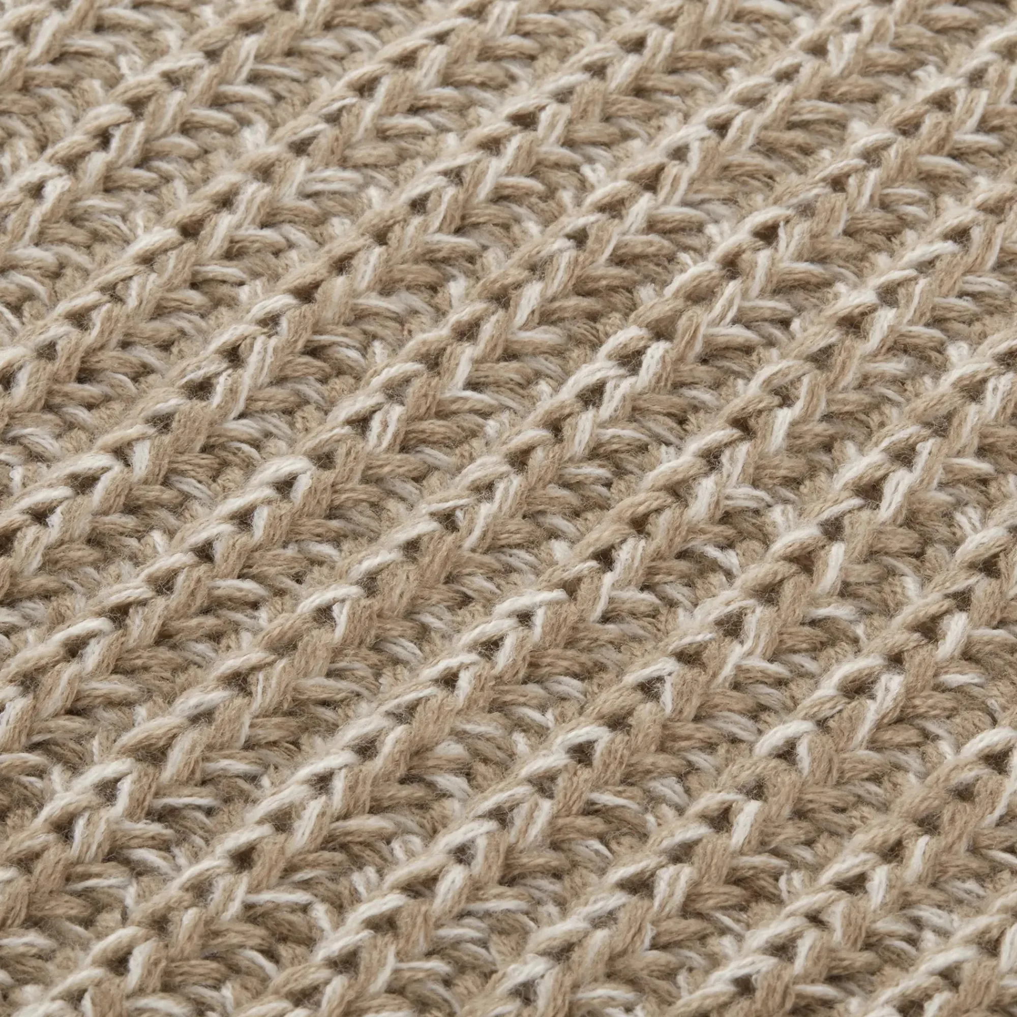 Online Bouclair Taupe Ribba Throw