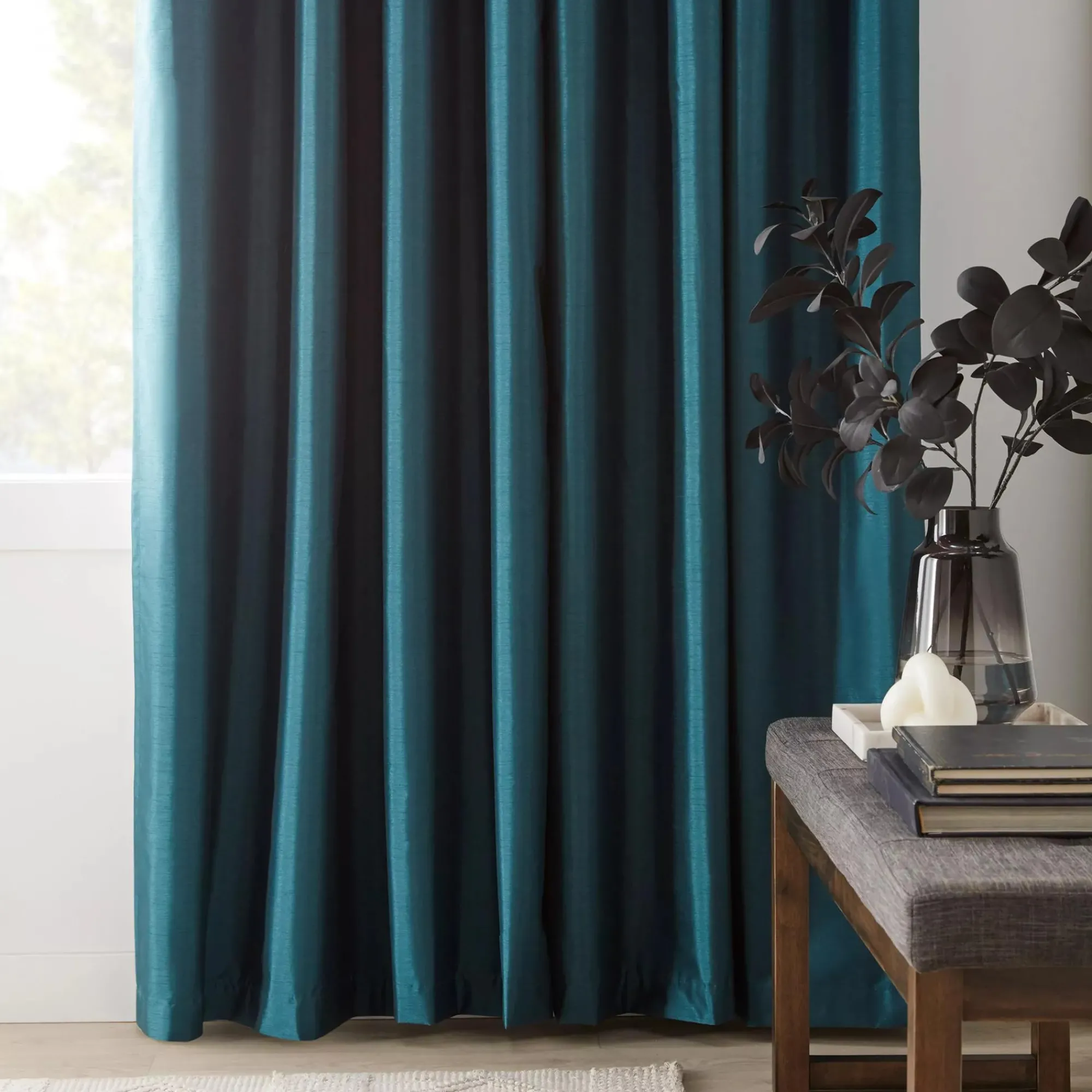 Online Bouclair Teal Pegaze Blackout Curtain