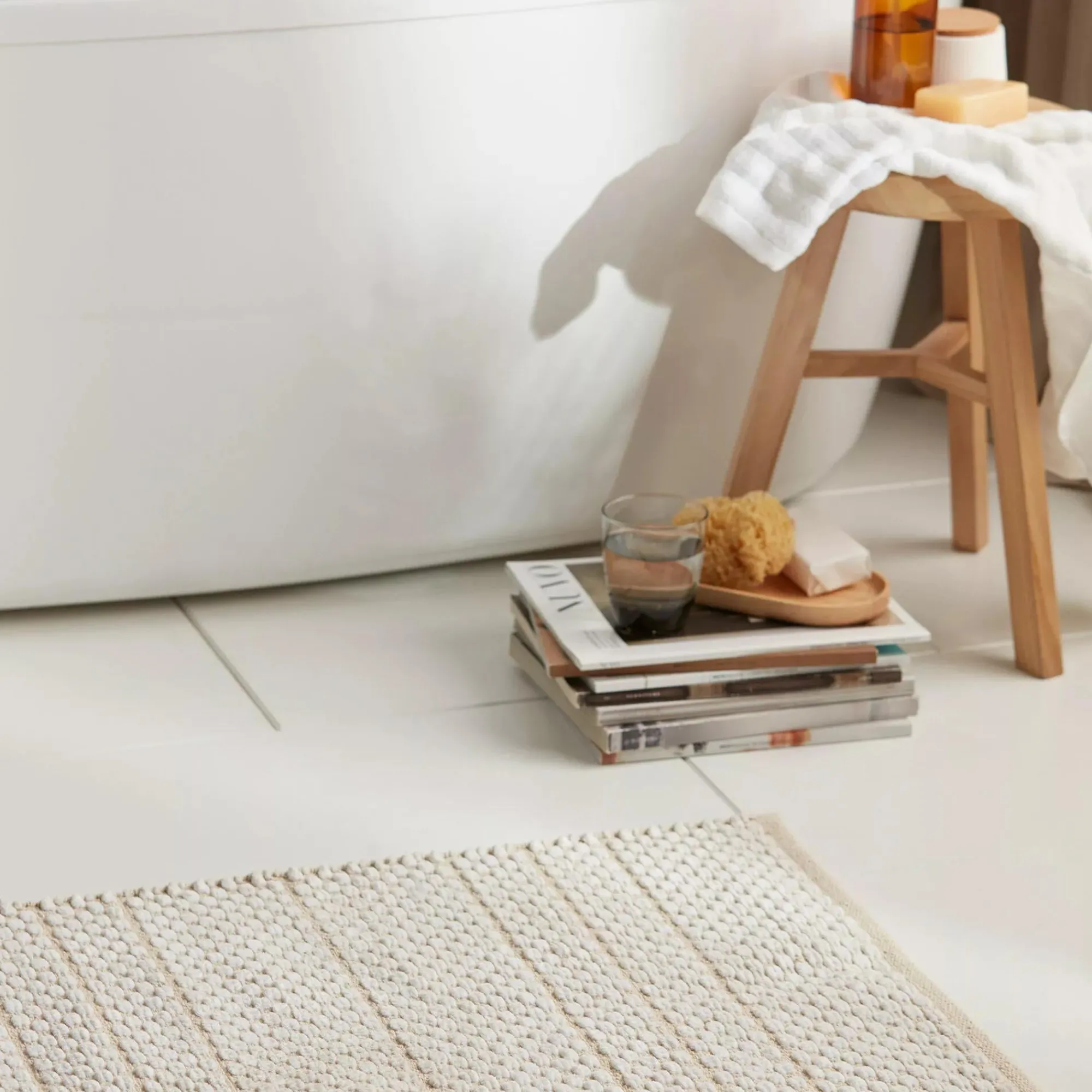 Best Bouclair Textured Bath Mat