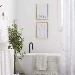 New Bouclair Textured Boho Bath Mat