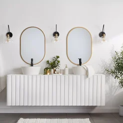 New Bouclair Textured Boho Bath Mat