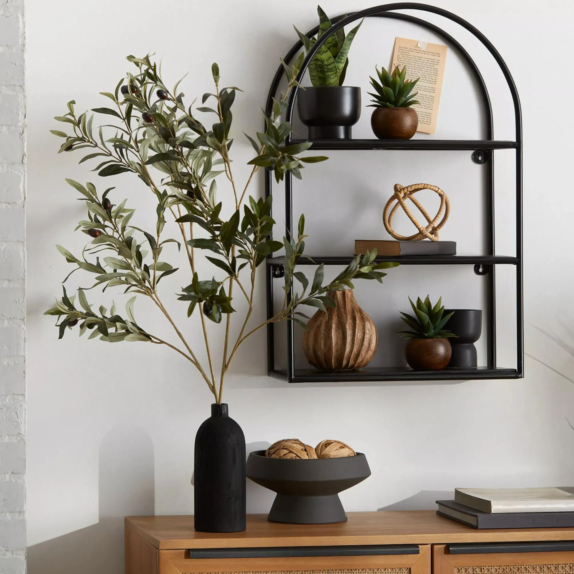 Bouclair Textured Ceramic Bottle Vase