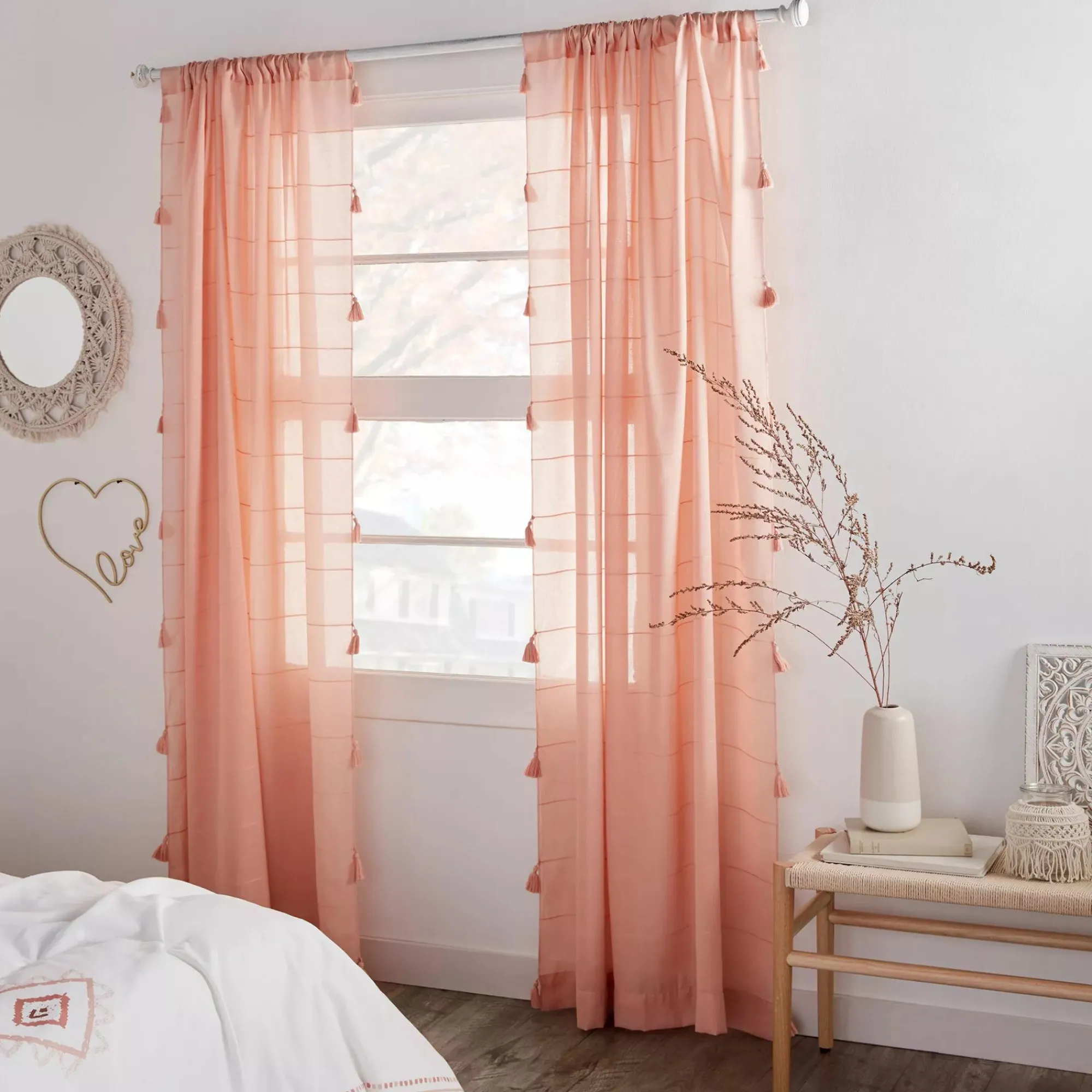 Best Bouclair Vintage Finish Curtain Rod Set - Diameter 25/28 mm