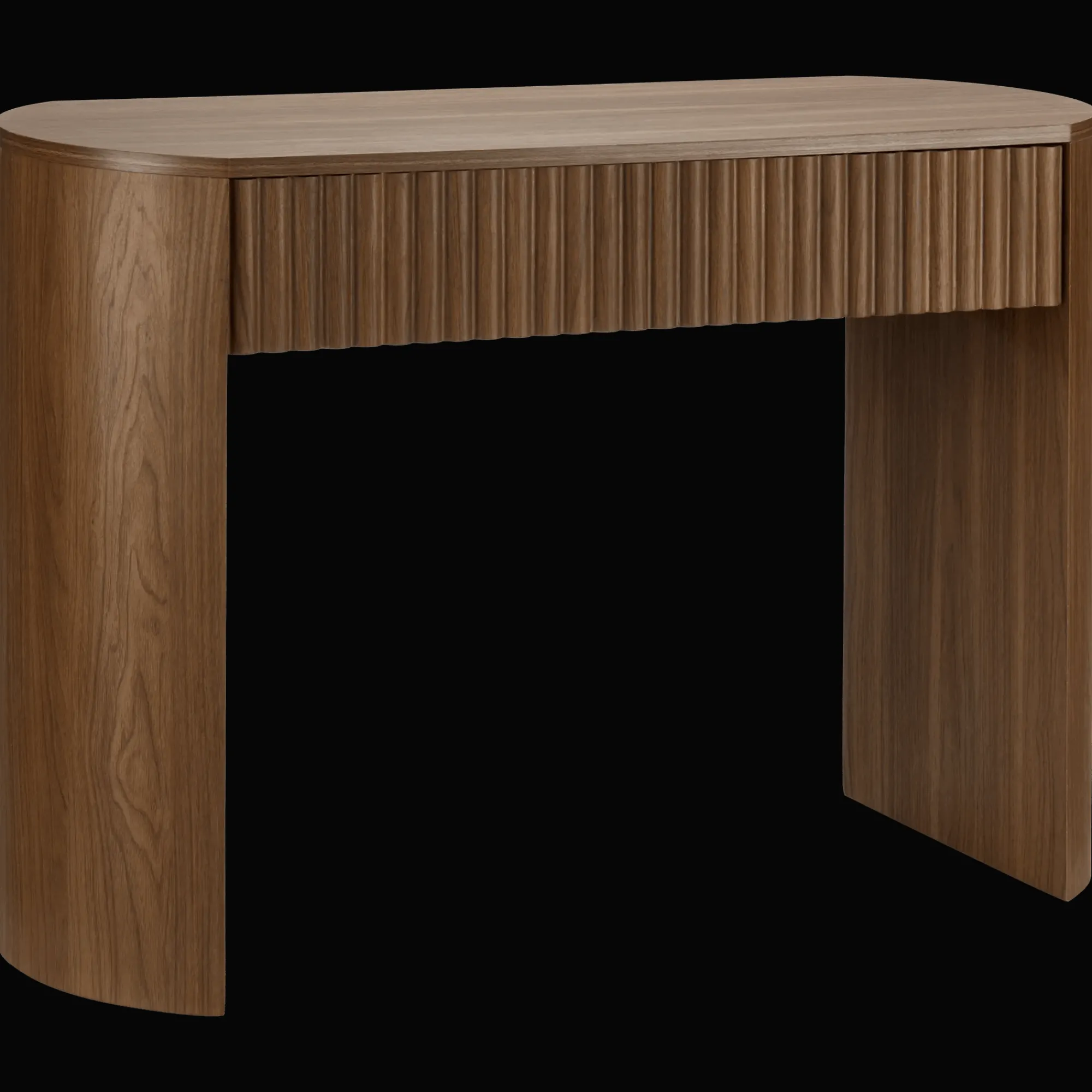 Discount Bouclair Walnut Console with Drawer