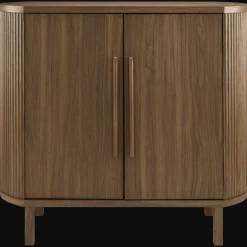 Hot Bouclair Walnut Veneer Buffet With Two Doors