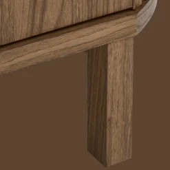 Hot Bouclair Walnut Veneer Buffet With Two Doors