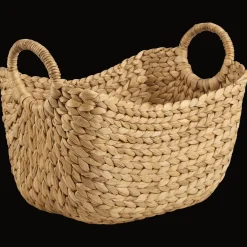 Sale Bouclair Water Hyacinth Basket with Handles