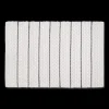 Clearance Bouclair White Bathmat with Black Stripes