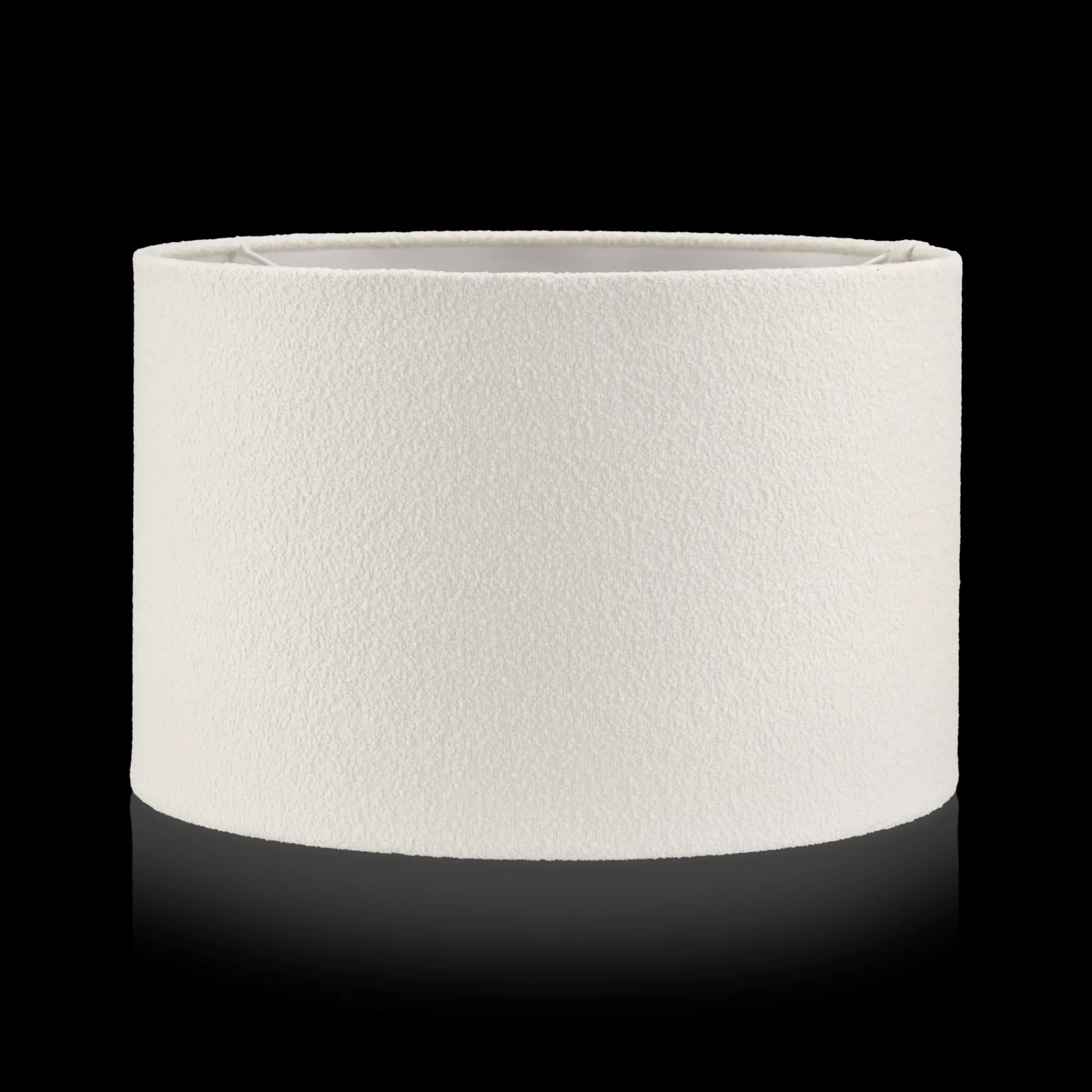 Discount Bouclair White Boucle Lamp Shade