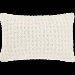 Clearance Bouclair White Cory Chenille Decorative Lumbar Pillow