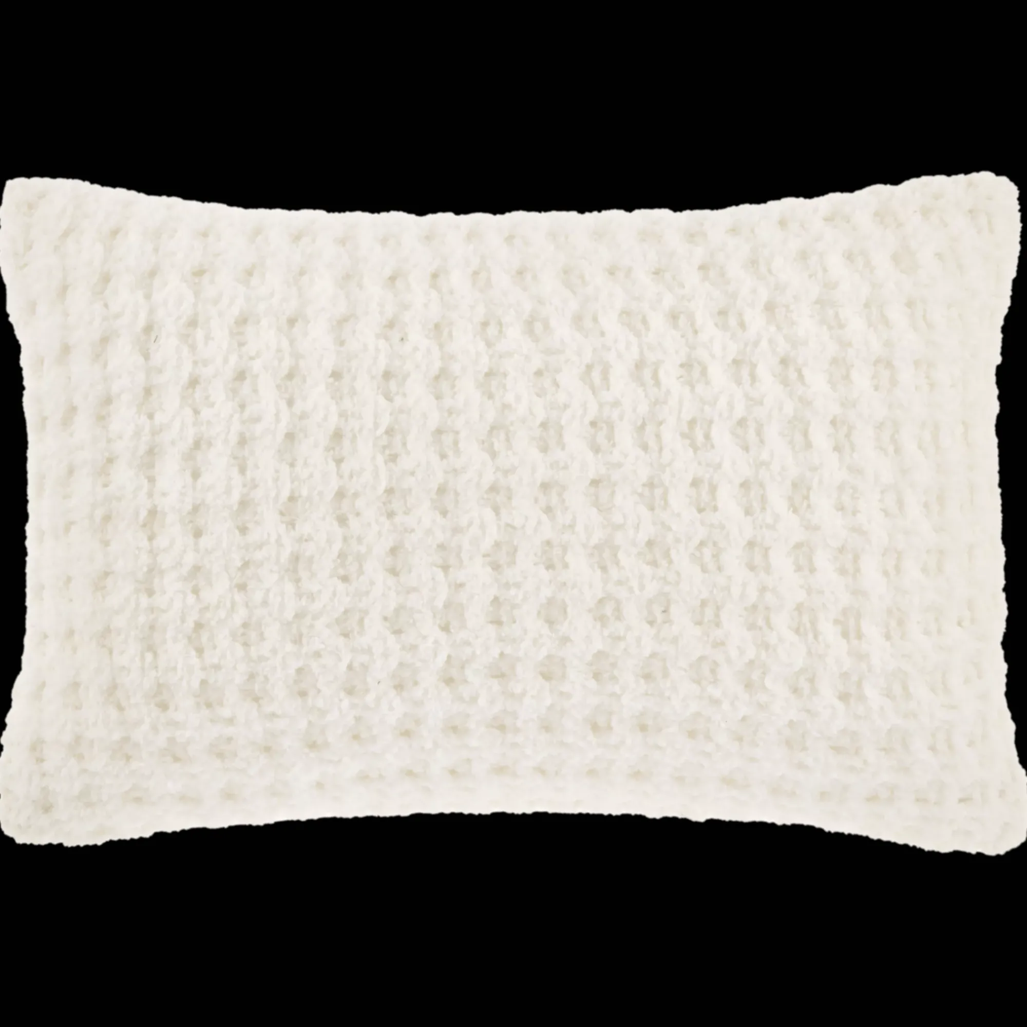 Clearance Bouclair White Cory Chenille Decorative Lumbar Pillow