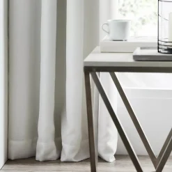 Bouclair White Darja Blackout Curtain