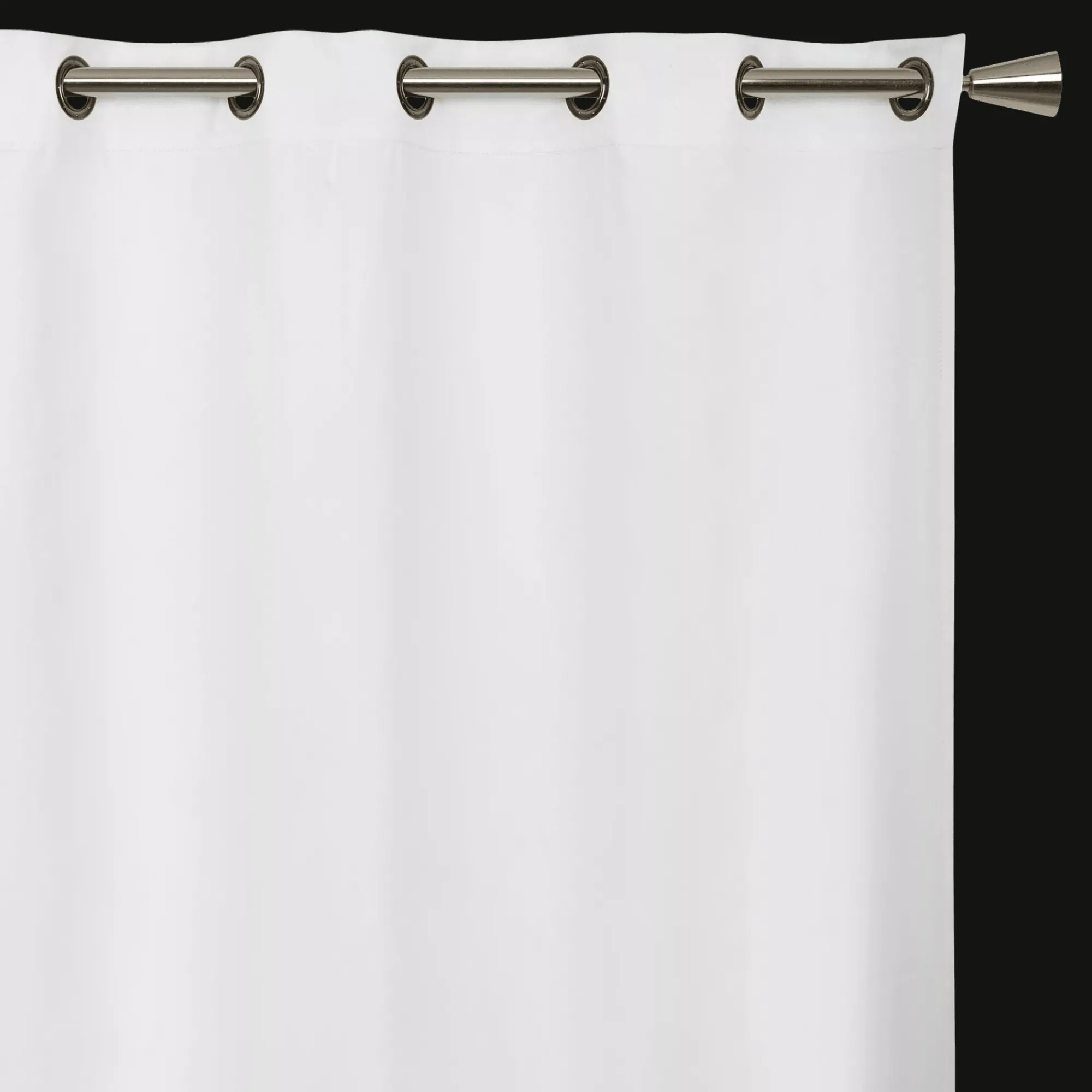 Bouclair White Darja Blackout Curtain