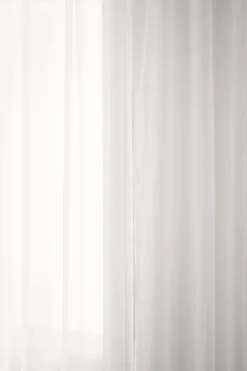 Bouclair White Kacha Sheer Curtain
