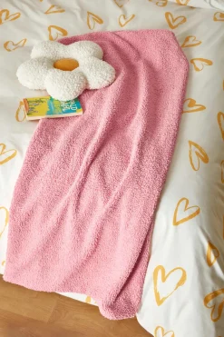 Online Bouclair White Kyra Plush Throw