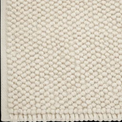Best Bouclair White Landric Polyester Rug