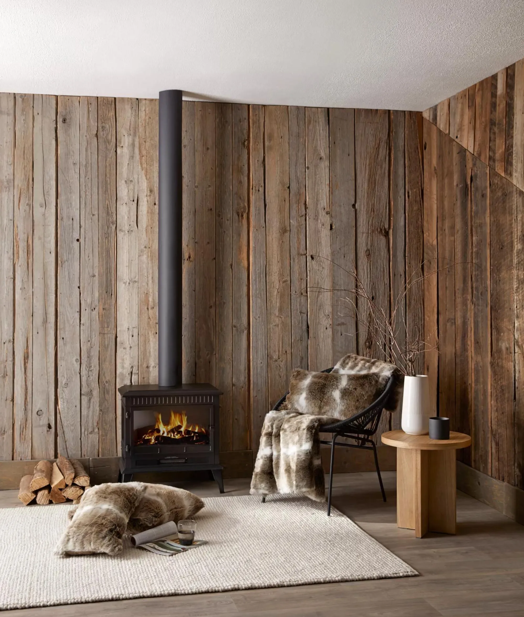 Best Bouclair White Landric Polyester Rug