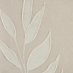 Clearance Bouclair White Leaves Framed Art