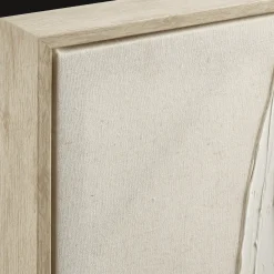 Clearance Bouclair White Leaves Framed Art