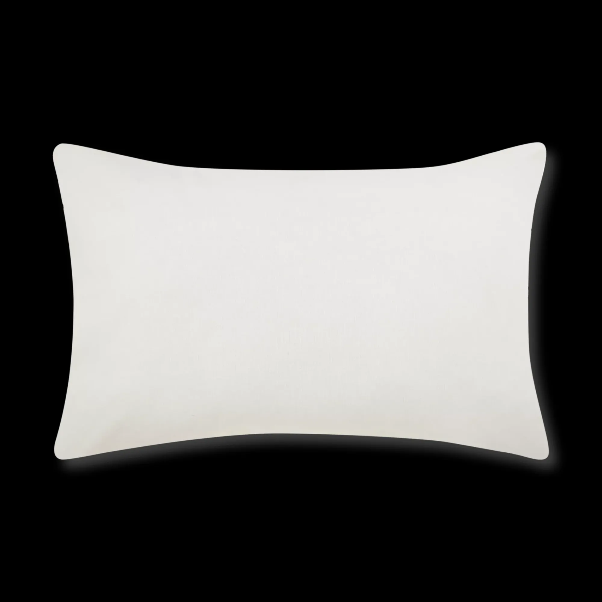 Best Bouclair White Lindy Lumbar Decorative Pillow