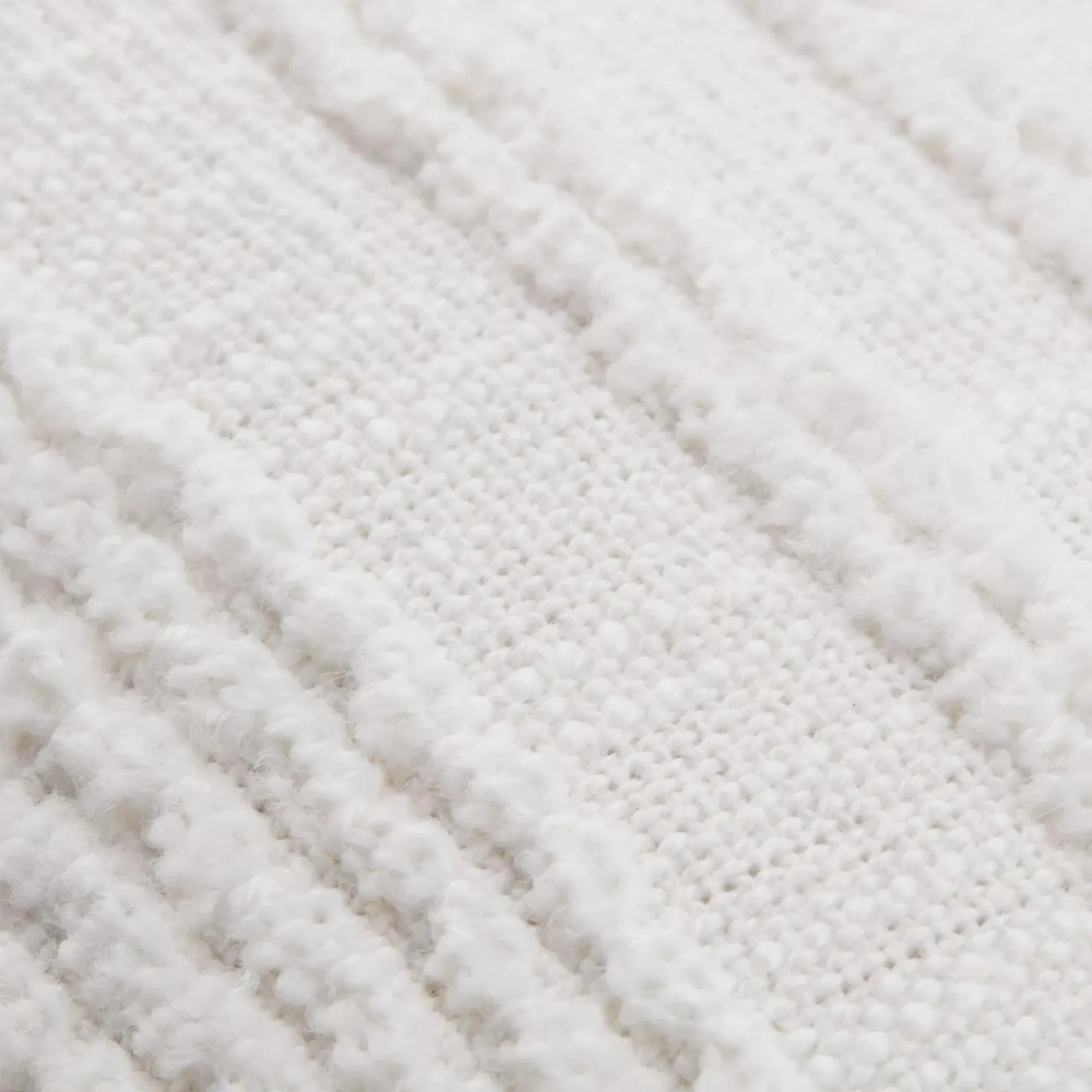 Best Bouclair White Lindy Lumbar Decorative Pillow