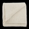 Clearance Bouclair White Lonny Woven Throw