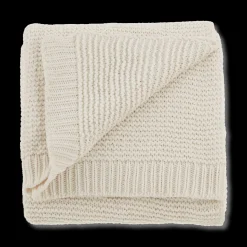 Clearance Bouclair White Lonny Woven Throw