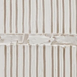 Discount Bouclair White Textured Abstract Canvas