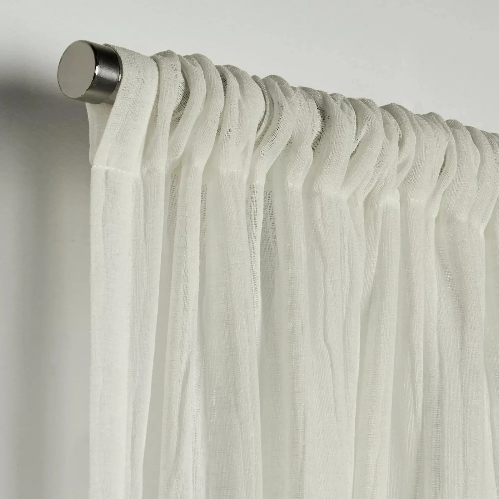 Best Bouclair White Wavy Sheer Curtain