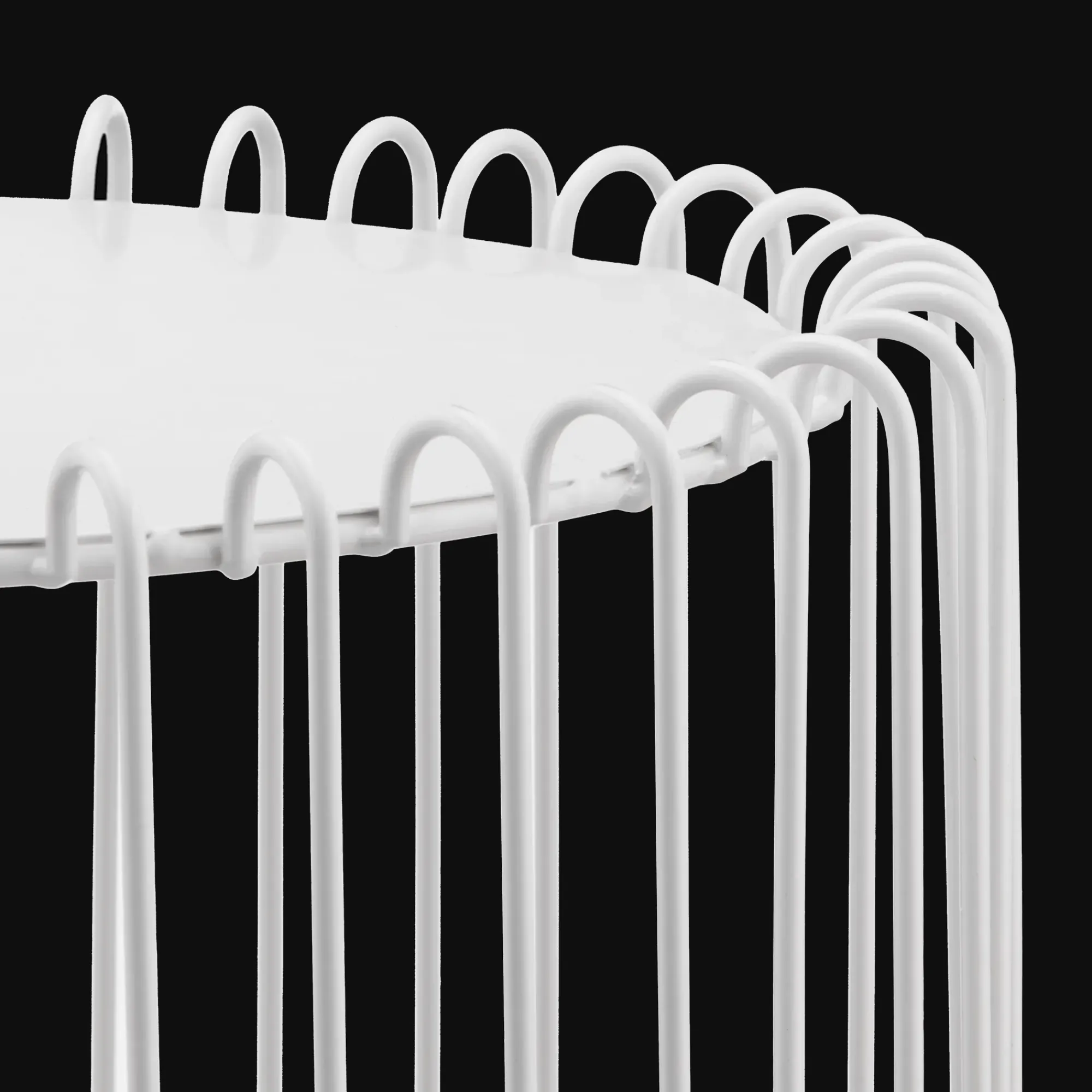 Sale Bouclair White Wire Side Table