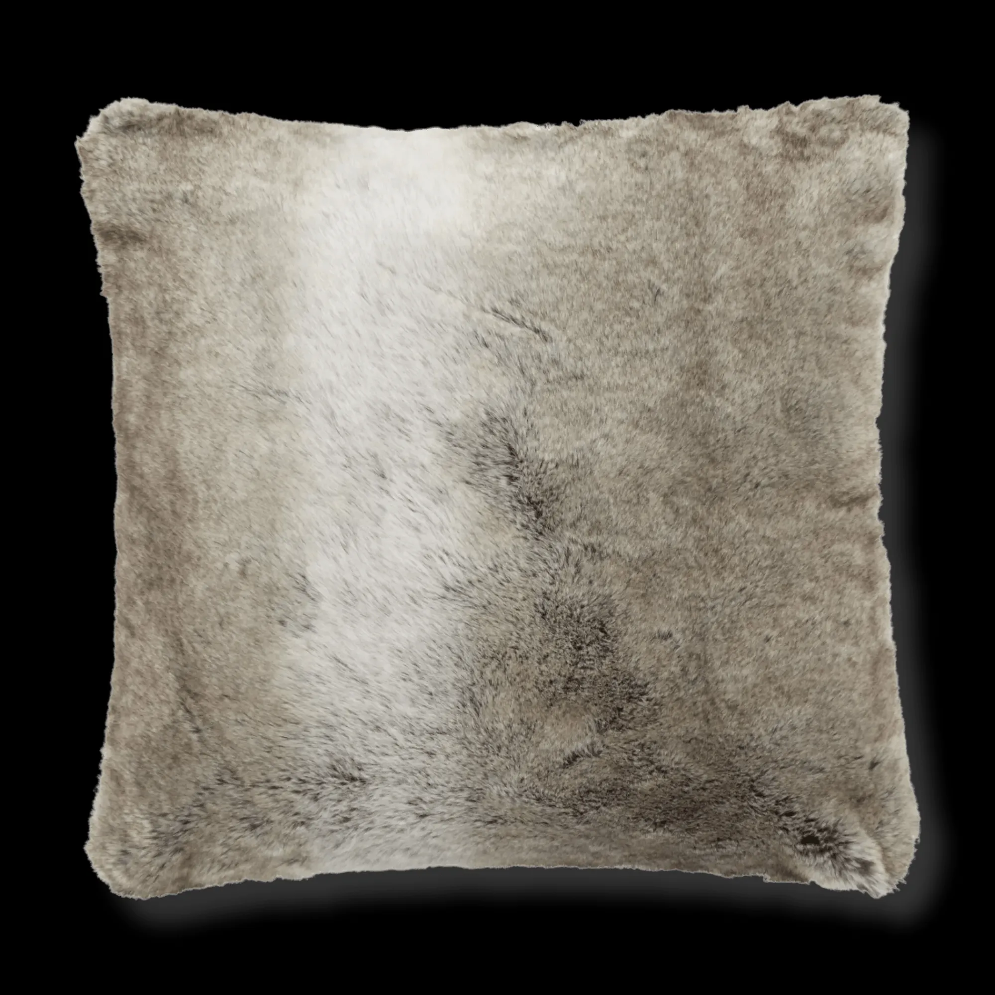 Discount Bouclair Wolf Faux Fur Decorative Pillow