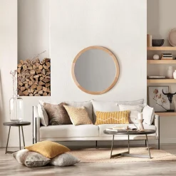 New Bouclair Wolf Faux Fur Decorative Lumbar Pillow