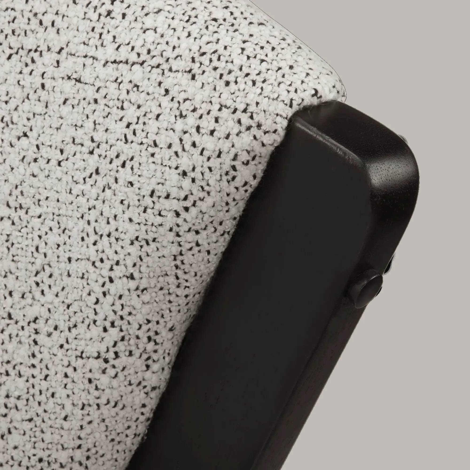 Bouclair Wood and Fabric Accent Chair