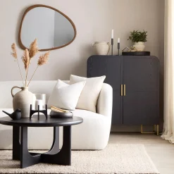 Bouclair Wood and Gold Buffet