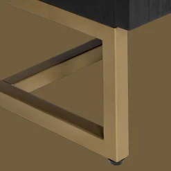 Bouclair Wood and Gold Buffet