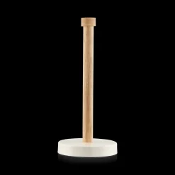 Clearance Bouclair Wood and Metal Paper Towel Holder