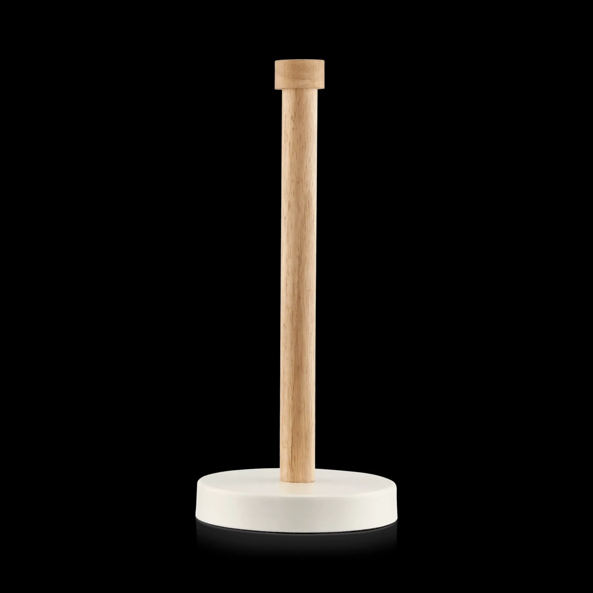 Clearance Bouclair Wood and Metal Paper Towel Holder