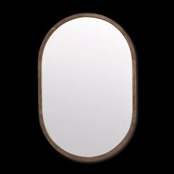 Hot Bouclair Wood Framed Oval Mirror