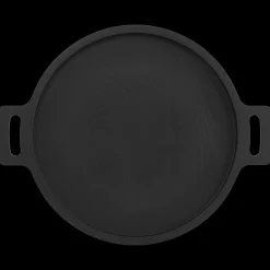 Bouclair Wood Round Tray with Handles