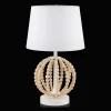 Clearance Bouclair Wooden Bead Base Table Lamp