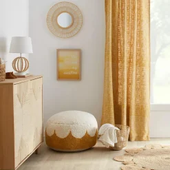 Clearance Bouclair Wooden Bead Base Table Lamp